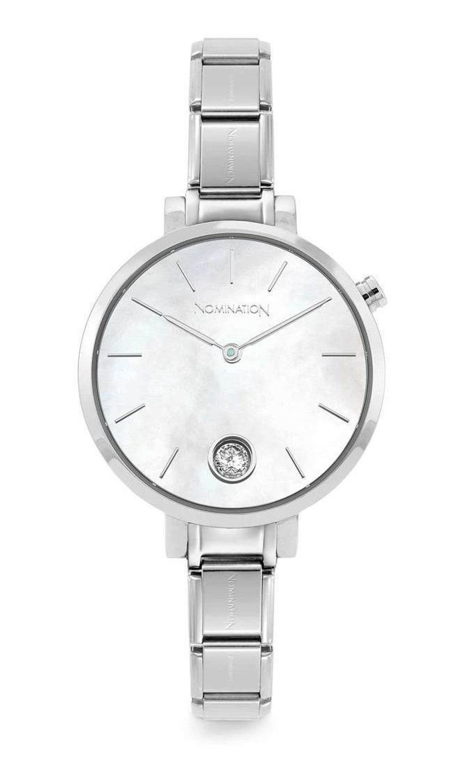 Zegarek damski Nomination Composable srebrny perłowa tarcza 076033008. Zegarek damski marki Nomination.jpg